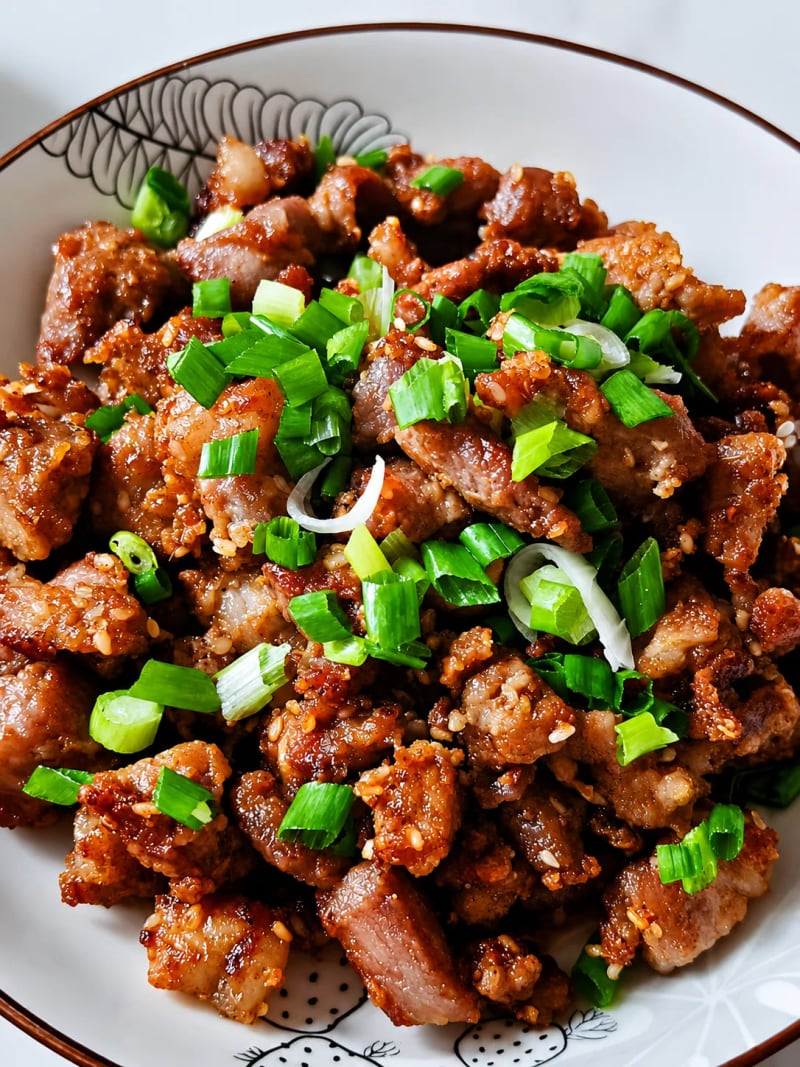 葱香肉粒